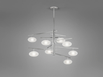 DOLCE L 105 x 65 - Metal pendant lamp by Metal Lux - view 2